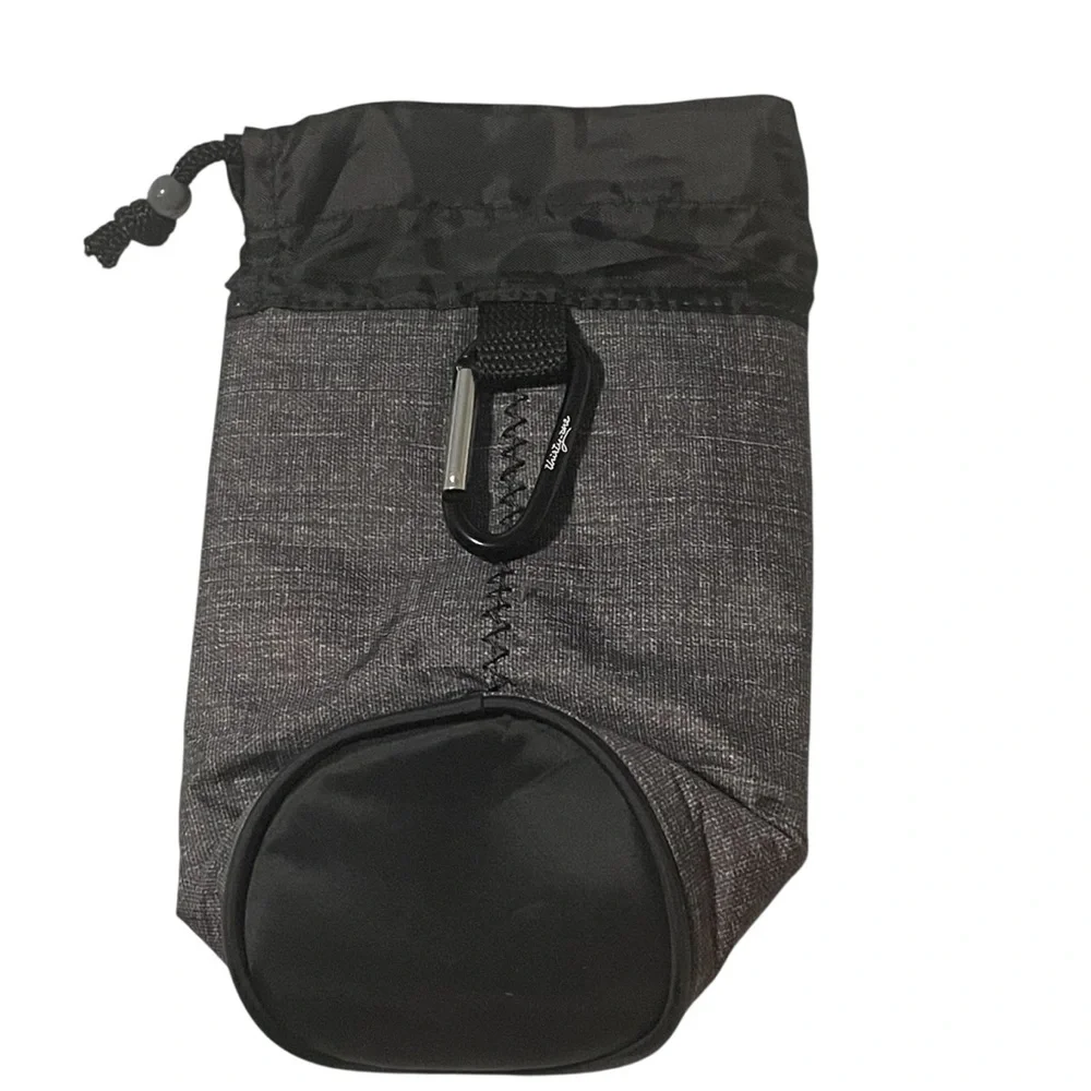 NWT Thirty-One Charcoal Crosshatch Bottle Thermal Tote